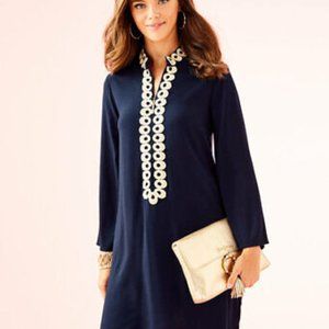 Lilly Pulitzer Gracelynn Stretch Shift Dress in Navy